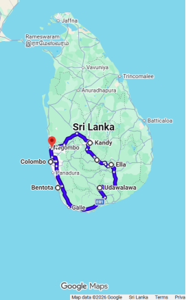 Tour map